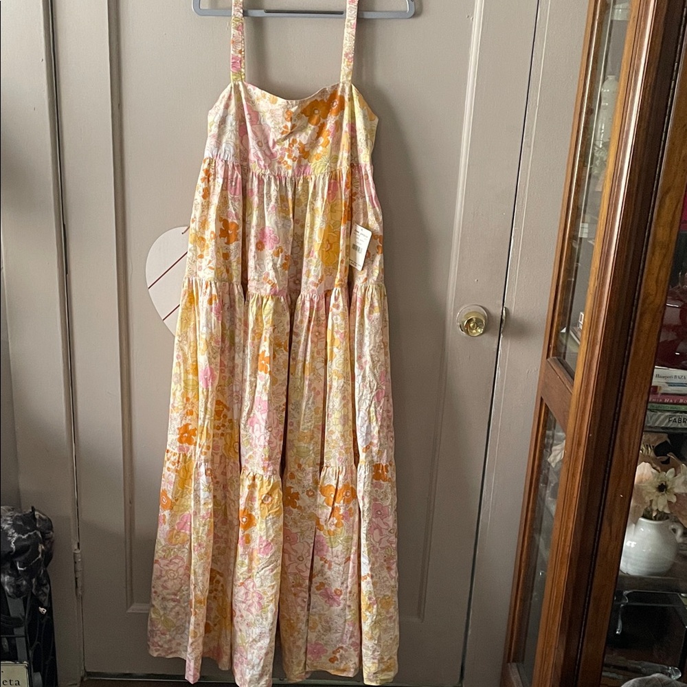Free People Floral Light Combo Dress